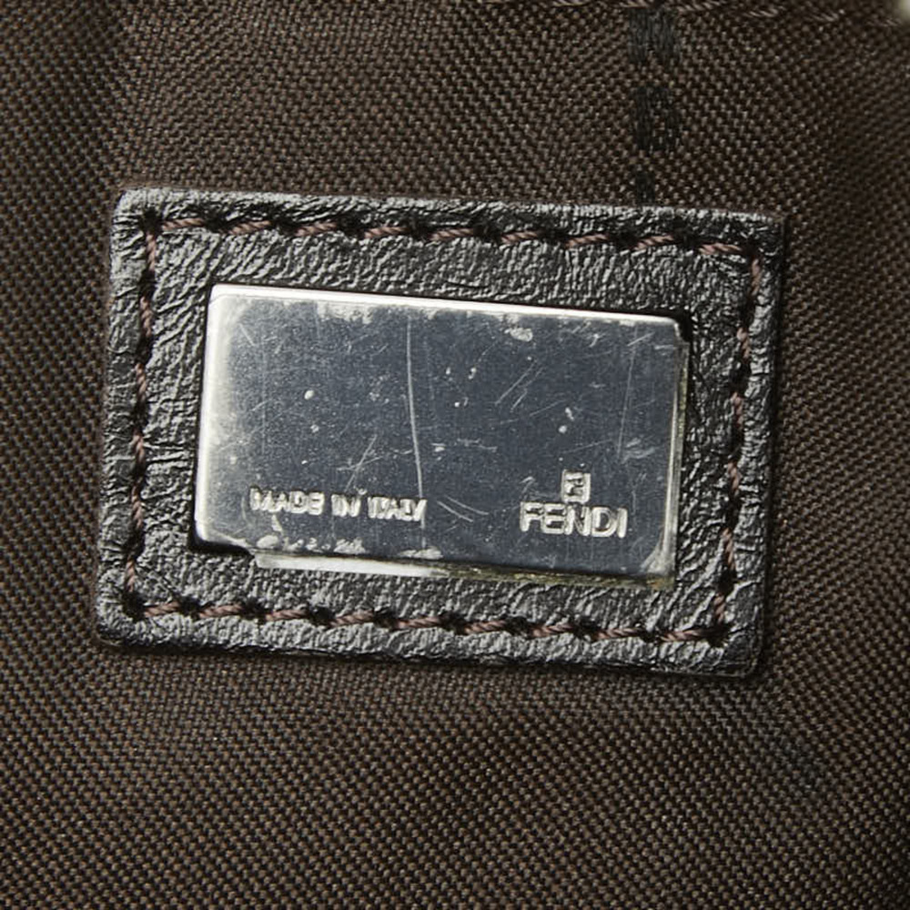 FENDI Brown Leather Shoulder Bag - Picture 11 of 12